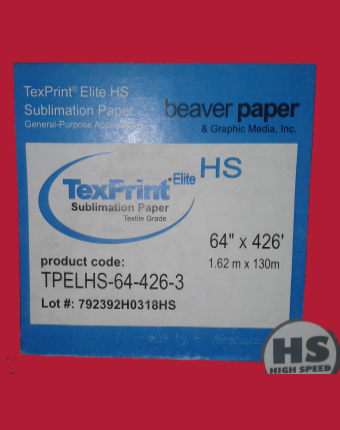 Sublimation Paper Texprint TPELHS 426-3 Grand Format 64 inch 92gsm 130m